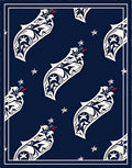 Dark Blue Tribal Creature Star Rug