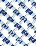 Indigo Blue Pastel Stripe Brush Strokes Rug