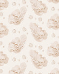 Earthy Botanical Watercolor Cloud Rug