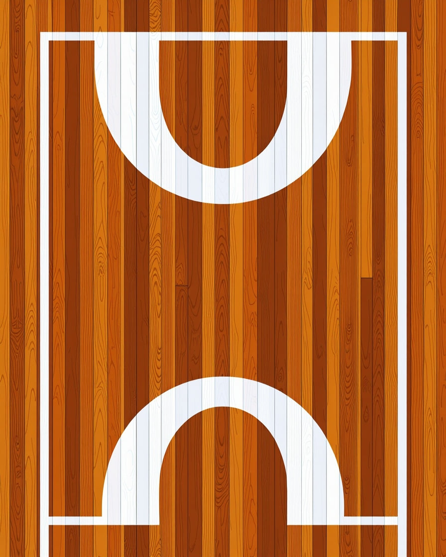 Wooden Court Arches Rug