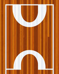 Wooden Court Arches Rug