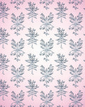 Soft Pink Botanical Tree Motif Rug
