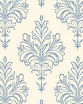 Light Blue Cream Classic Swirl Rug