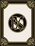Classic Black Gold Monogram Border Rug