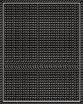 Dark Gray Textured Jacquard Diamond Rug