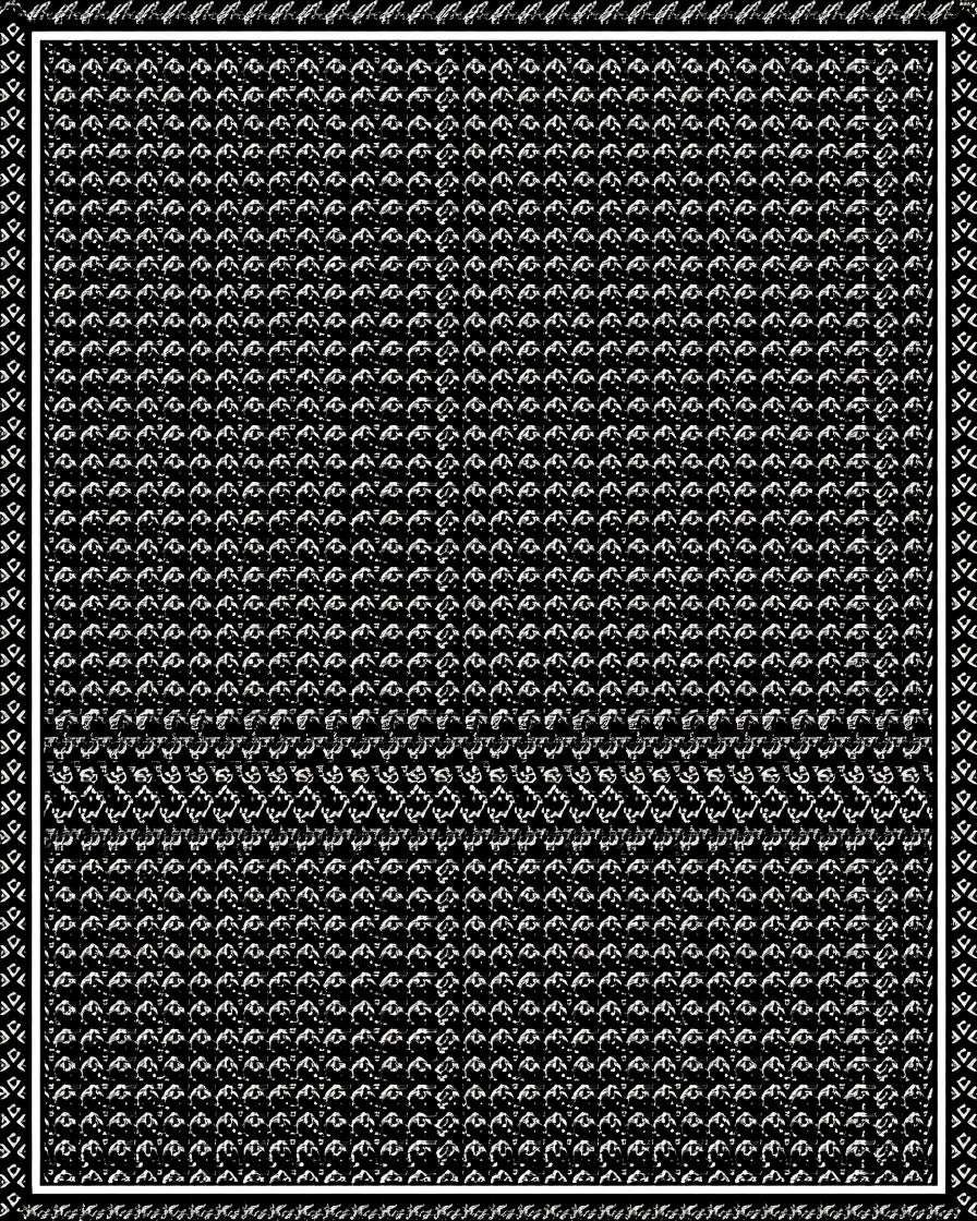 Dark Gray Textured Jacquard Diamond Rug