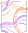 Pastel Swirl Ribbon Abstract Rug