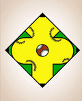 Diamond Baseball Field Swirl Rug