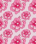 Pink Blooming Cosmos All Over Rug