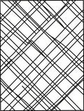 Intersecting Lines Diagonal Grid Rug