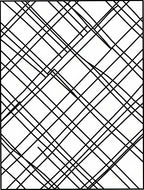 Intersecting Lines Diagonal Grid Rug