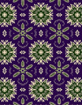 Emerald Green Ivory Floral Medallion Swirl Rug