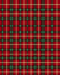 Classic Red Green Plaid Checkered Rug