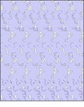 Whimsical Lavender Flowing Ribbon Rug