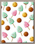 Sweet Treats Ice Pop And Cookie Rug