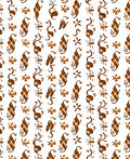 Brown Swirls and Floral Accents Rug