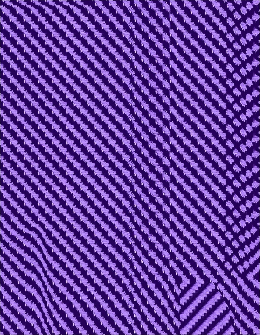 Deep Violet Chevron Textured Rug