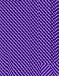 Deep Violet Chevron Textured Rug
