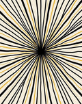 Radial Stripe Sunburst Rug