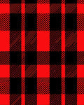 Bold Red Black Buffalo Plaid Check Rug