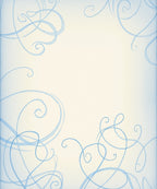 Delicate Sky Blue Swirl Abstract Rug