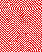 Stripe Ribbon Abstract Illusion Rug