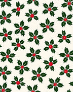 Christmas Holly Berry Blossom Rug