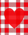 Red Heart Buffalo Check Rug
