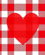 Red Heart Buffalo Check Rug