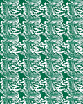 Emerald White Abstract Organic Flow Rug