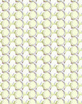 Light Yellow Hexagon Grid Rug