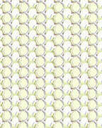 Light Yellow Hexagon Grid Rug