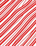 Bold Red White Striped Canvas Rug