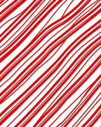 Bold Red White Striped Canvas Rug