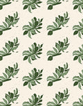 Earthy Ivory Green Leaf Branches Rug