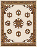Ornate Floral Bloom Arrangement Rug