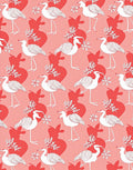 Coral Birds with Winter Florets Rug