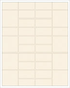 Subtle Cream Brick Tile Rug