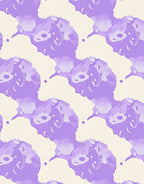 Lavender Abstract Organic Shape Rug