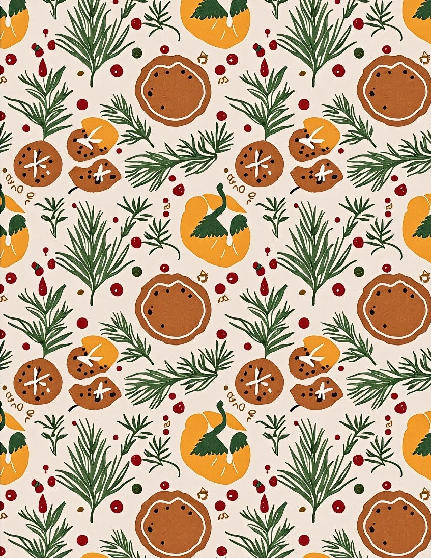 Autumn Harvest Gourds and Leaves Rug