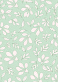 Soft Pink Foliage Mint Background Rug