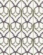Antique Bronze Arch Scroll Rug