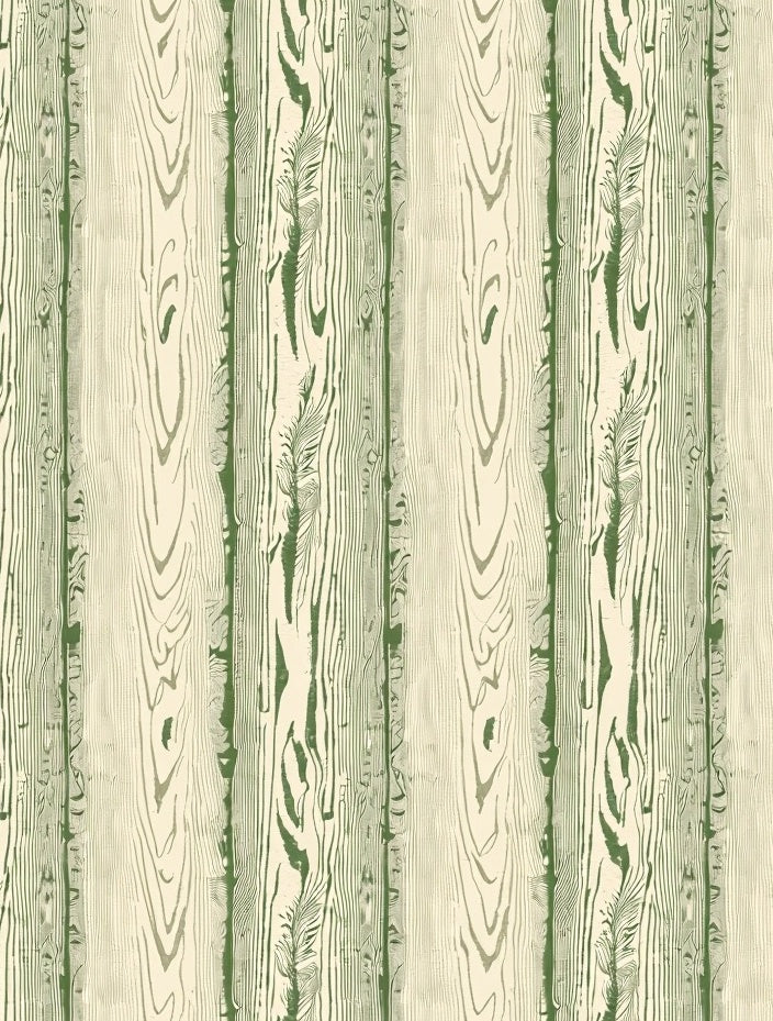 Natural Wood Grain Vertical Stripes Rug