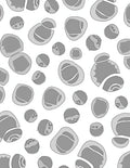 Gray Pebble Scatter Rug