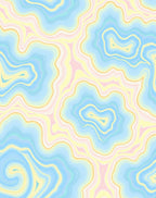 Pastel Agate Swirl Layers Rug