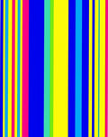 Vibrant Multicolored Vertical Stripe Rug