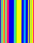 Vibrant Multicolored Vertical Stripe Rug