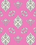 Pink Cream Ornamental Keystone Medallion Rug