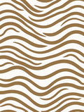 Brown And White Zebra Stripe Rug