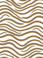 Brown And White Zebra Stripe Rug
